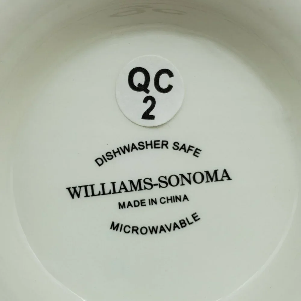 Williams Sonoma Snowman Chef Mugs Williams-Sonoma Footed Snowmen Mugs